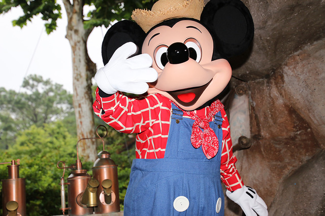 ミッキーマウス／「ハンドウォッシングエリア」のオープニング・セレモニー