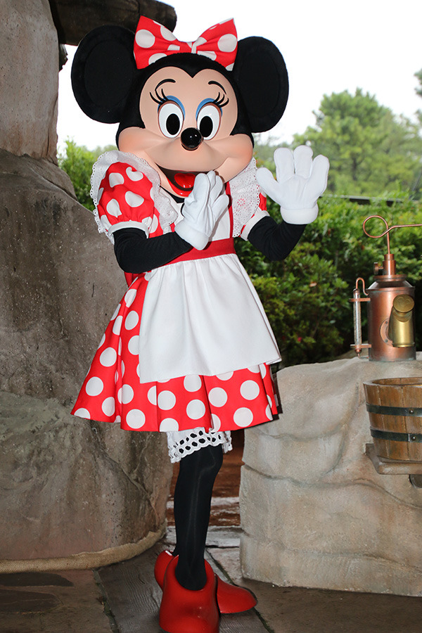 ミニーマウス／「ハンドウォッシングエリア」のオープニング・セレモニー