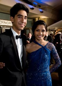 デーヴ・パテル＆フリーダ・ピント　Richard Harbaugh / -(C) A.M.P.A.S.