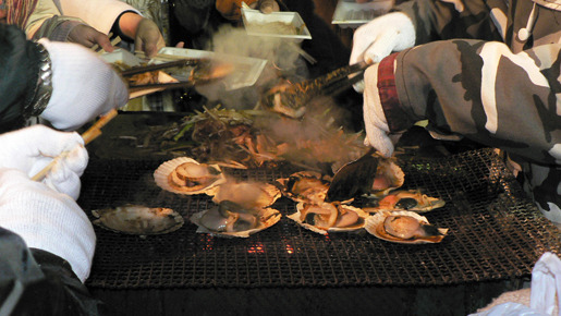 北の海の幸もゆうばりならでは！　photo：Rie Shintani