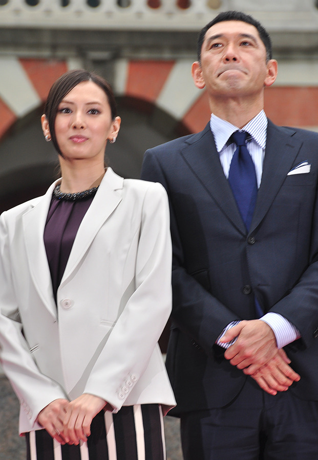 北川景子、杉本哲太／『HERO』完成報告会見