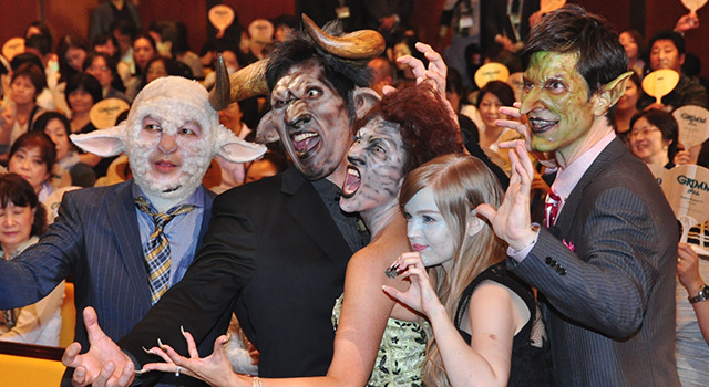 マックン＆篠原信一＆LiLiCo＆ダコタ・ローズ＆パックン／「GRIMM／グリム」シーズン3プレミア試写会