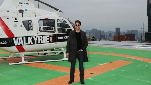 トム・クルーズ、『ワルキューレ』プロモーションのため来日！