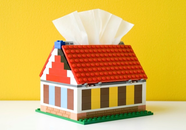 レゴブロックでつくるポケットティッシュケース。