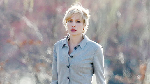 『Salt』撮影中のアンジー　-(C) Splash/AFLO