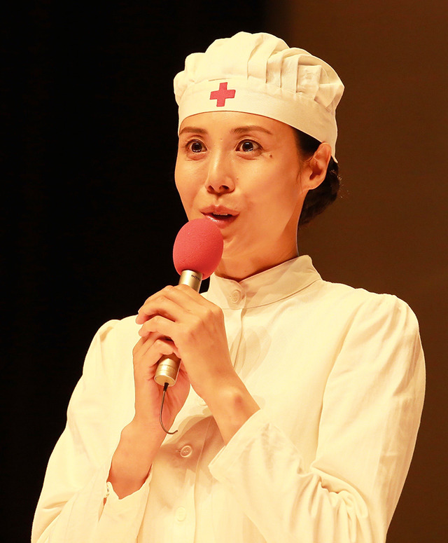 松嶋菜々子／TBSテレビ60周年特別企画「レッドクロス～女たちの赤紙～」制作発表会見