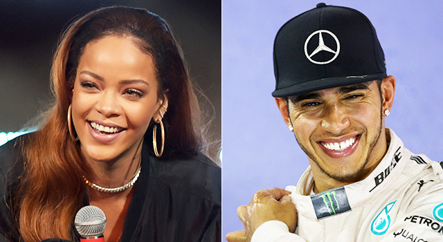 リアーナ＆ルイス・ハミルトン-(C)Getty Images