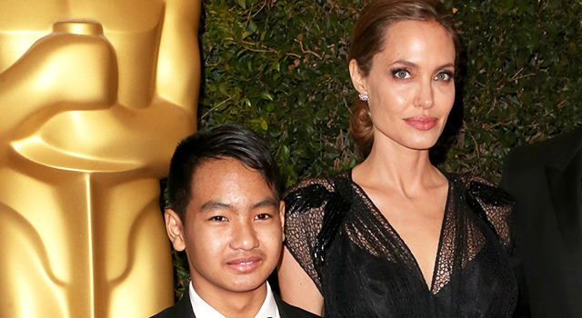 アンジェリーナ・ジョリー＆マドックス・ジョリー・ピット -(C) Getty Images