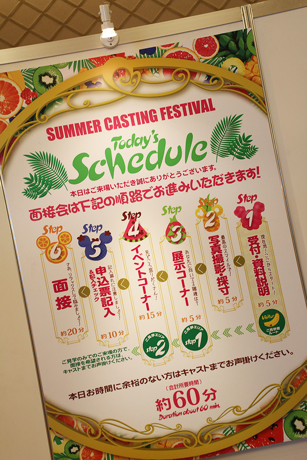 「真夏のキャスティングフェスティバル」の様子