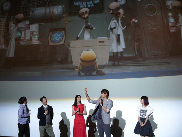 『ミニオンズ』公開記念舞台挨拶