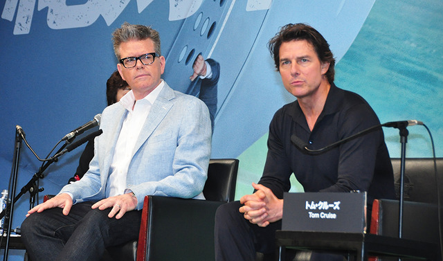 トム・クルーズ、クリストファー・マッカリー監督／『ミッション：インポッシブル／ローグ・ネイション』来日記者会見