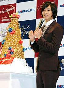 巨大なクロカンブッシュにびっくり