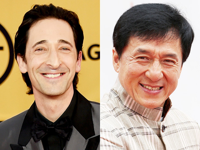エイドリアン・ブロディ＆ジャッキー・チェン-(C)Getty Images