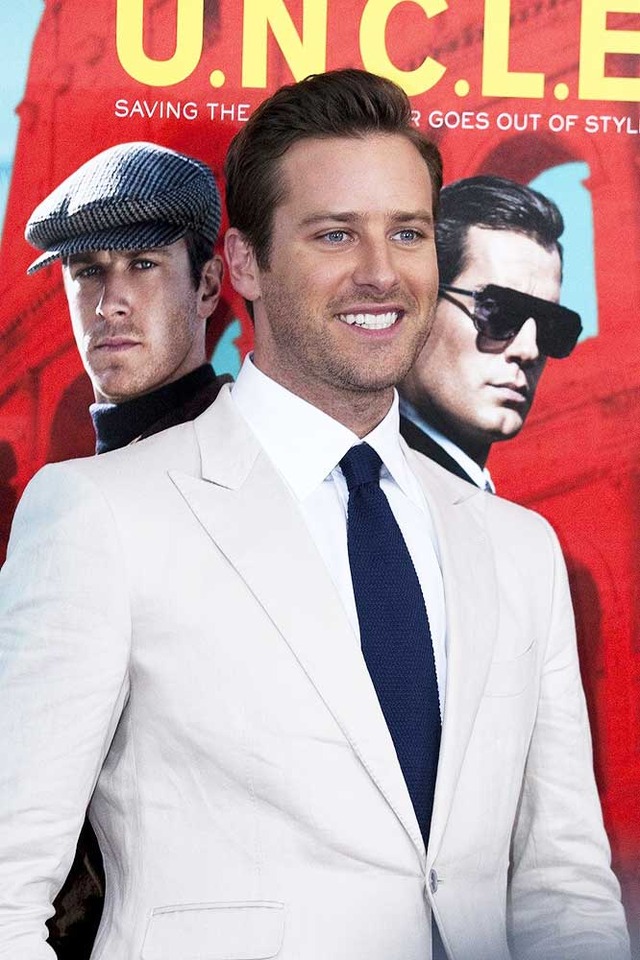 アーミー・ハマー／『コードネーム U.N.C.L.E.』N.Y.プレミア