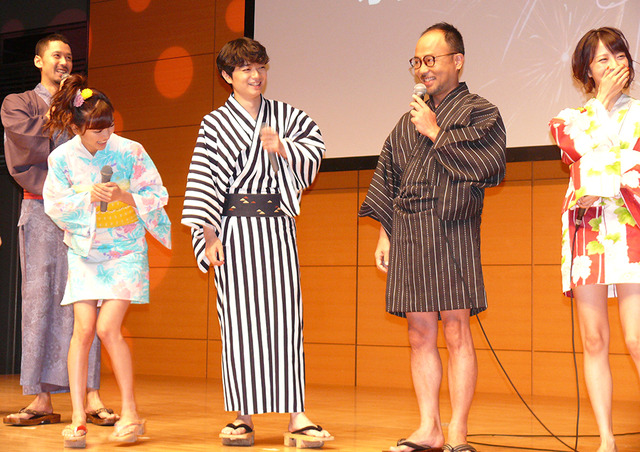 深水元基、真野恵里菜、染谷将太、マキタスポーツ、小島梨里杏／「みんな！エスパーだよ！欲望だらけのラブ・ウォーズ」配信記念イベント