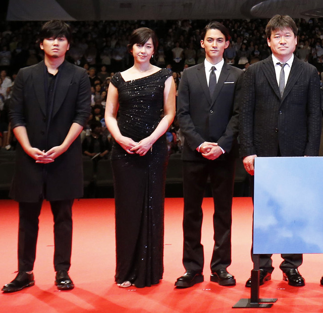 秦基博、石橋けい、永瀬匡、佐藤二朗／『天空の蜂』完成披露試写会