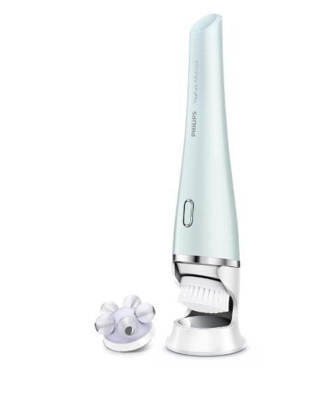 1 台で洗顔からタッピングエステまでできる家庭用美顔器『ビザピュア　アドバンス』。