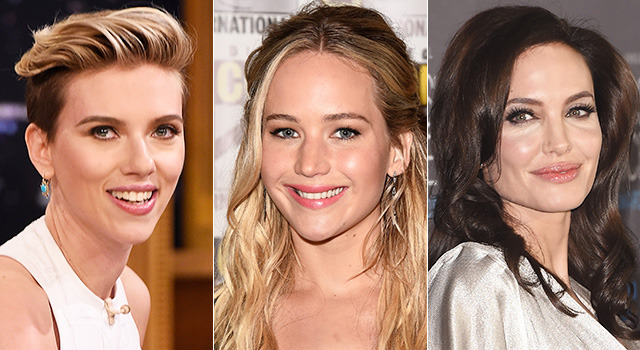 ジェニファー・ローレンス＆スカーレット・ヨハンソン＆アンジェリーナ・ジョリー-(C)Getty Images