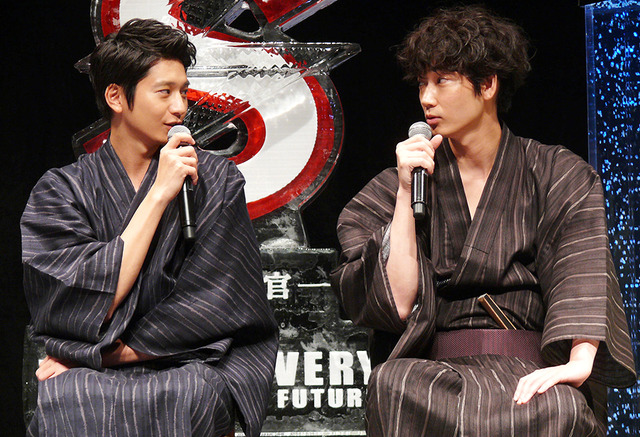 向井理、綾野剛／『S-最後の警官- 奪還 RECOVERY OF OUR FUTURE』納涼イベント