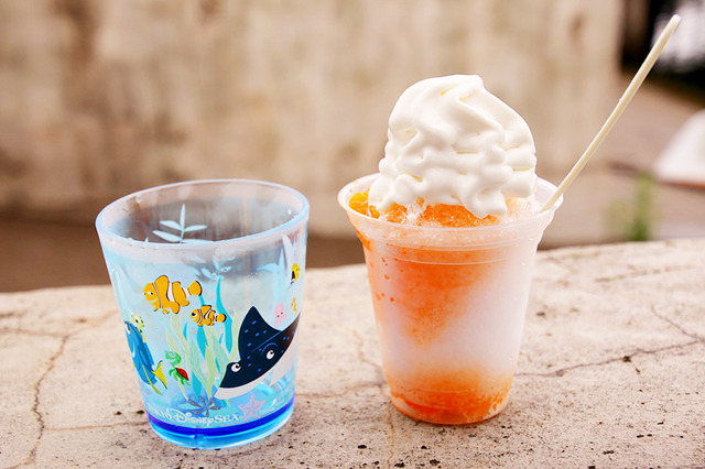 クリーム・シェイブアイス（みかん）