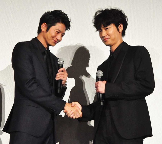 向井理＆綾野剛／『S-最後の警官- 奪還 RECOVERY OF OUR FUTURE』初日舞台挨拶