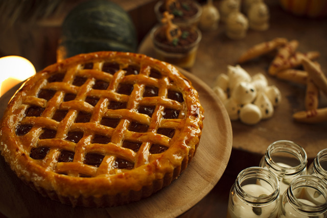 ペストリーショップではハロウィン特製スイーツを販売