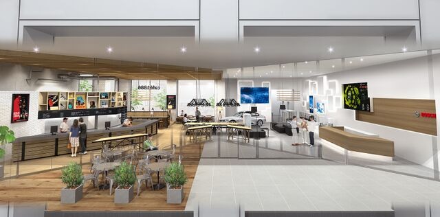 内装デザインはカフェや商業施設などを手掛け、数々の賞を受賞している「窪田建築都市研究所」窪田 茂氏がカフェと併設するロビーまで一貫して担当。