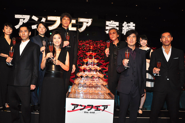 『アンフェア the end』初日舞台挨拶