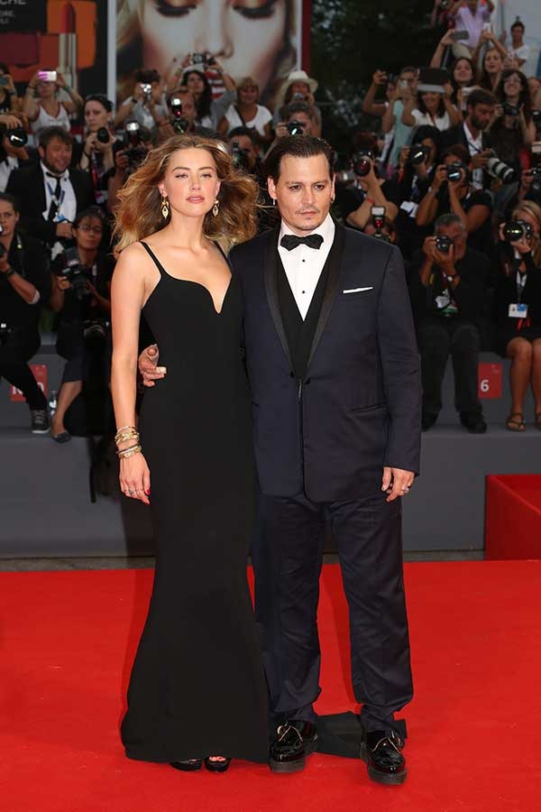 ジョニー・デップ＆アンバー・ハード／『ブラック・スキャンダル』ワールド・プレミア in ヴェネチア国際映画祭-(C)KAZUKO WAKAYAMA