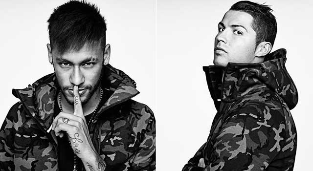 FALL2015ナイキ テックフリース コレクション：ネイマール＆クリスティアーノ・ロナウド