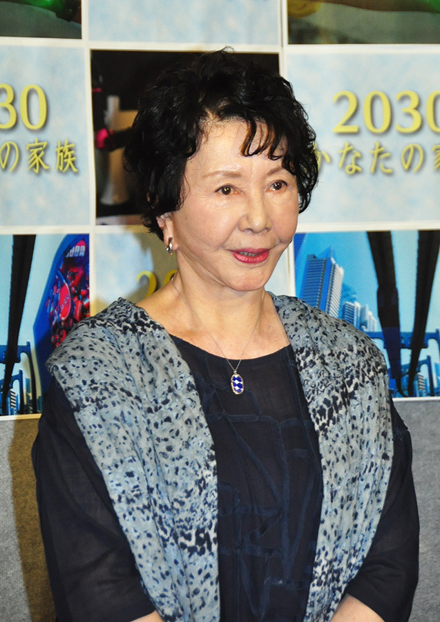 渡辺美佐子／「2030 かなたの家族」会見