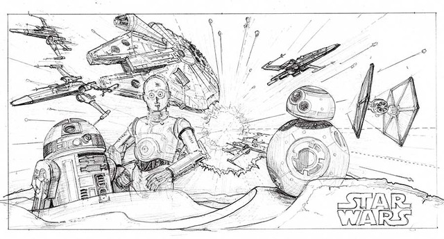 「BB-8は見た！」／『スター・ウォーズ／フォースの覚醒』- (C) 2015Lucasfilm-Ltd.-&-TM