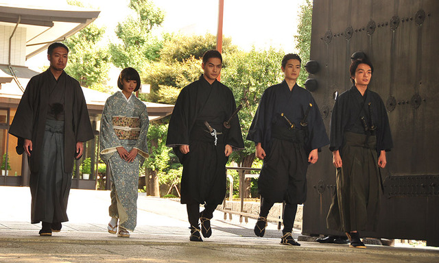 柳楽優弥、瀬戸康史、岡山天音、門脇麦、小林達夫監督／『合葬』ヒット祈願イベント