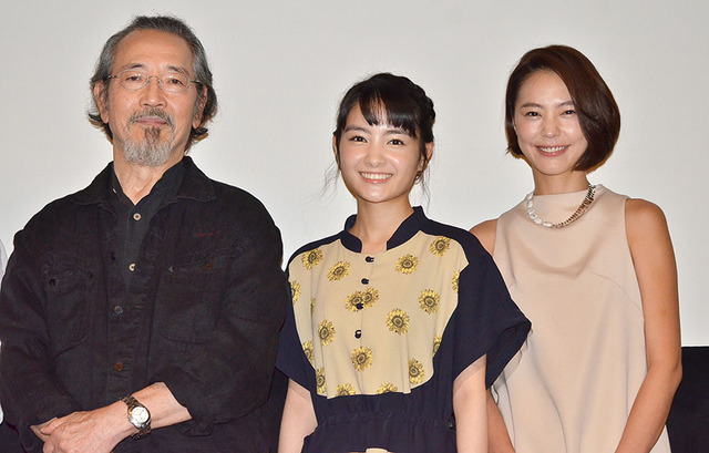 津嘉山正種、葵わかな、浅見れいな／「いつも まぢかに」完成披露試写会