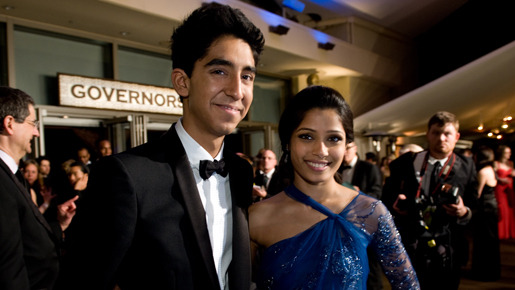 デーヴ・パテル&フリーダ・ピント、アカデミー賞後のパーティにて　Richard Harbaugh / -(C) A.M.P.A.S.