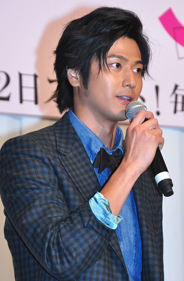 速水もこみち／「5→9 ～私に恋したお坊さん～」制作発表会見