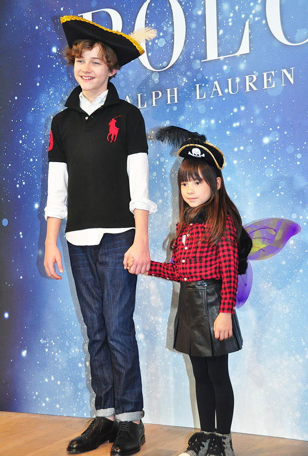 リーヴァイ・ミラー、エヴァちゃん／「ラルフ ローレン チルドレンズ Fall 2015」