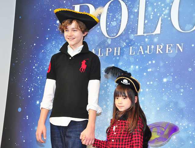 リーヴァイ・ミラー、エヴァちゃん／「ラルフ ローレン チルドレンズ Fall 2015」