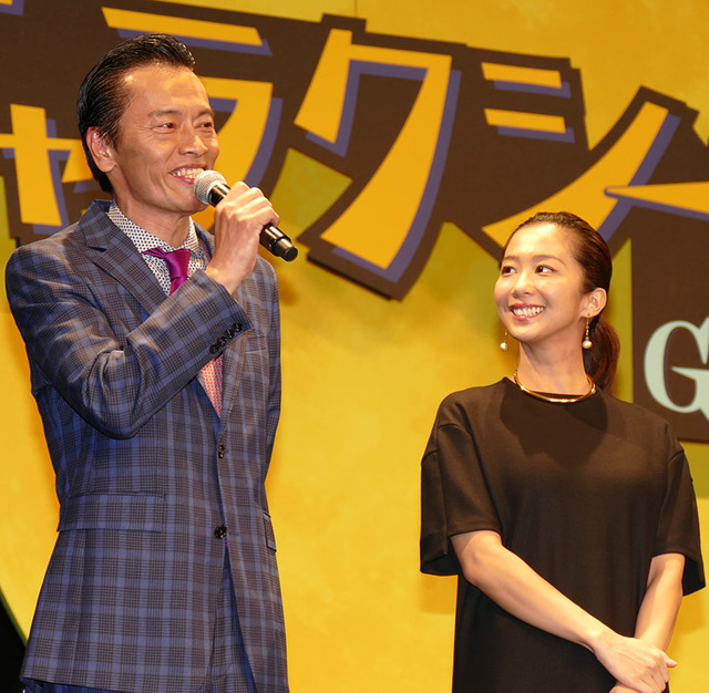 遠藤憲一、優香／『ギャラクシー街道』完成披露試写会