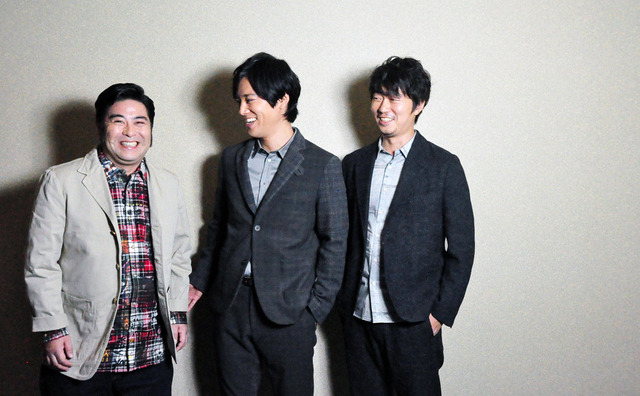 『バクマン。』皆川猿時、桐谷健太、新井浩文／photo：Naoki Kurozu