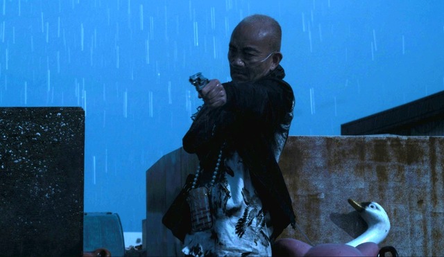 『GONIN サーガ』の雨降らし演出　（Ｃ）2015『GONIN サーガ』製作委員会