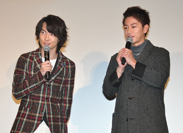 神木隆之介、佐藤健／『バクマン。』ヒット御礼舞台挨拶