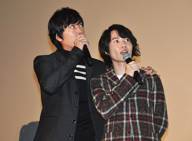 桐谷健太、神木隆之介／『バクマン。』ヒット御礼舞台挨拶