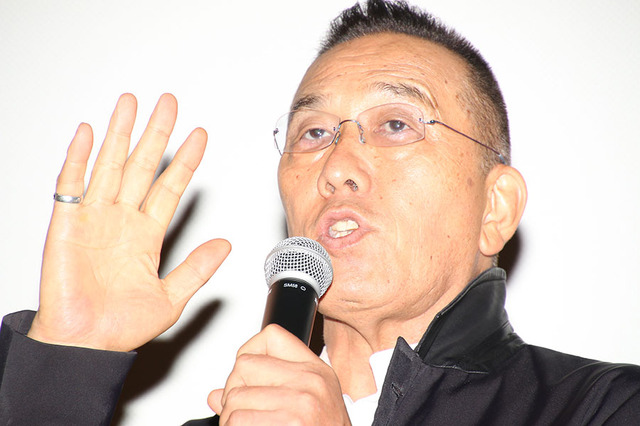 阿藤快／『シネマの天使』完成披露舞台挨拶