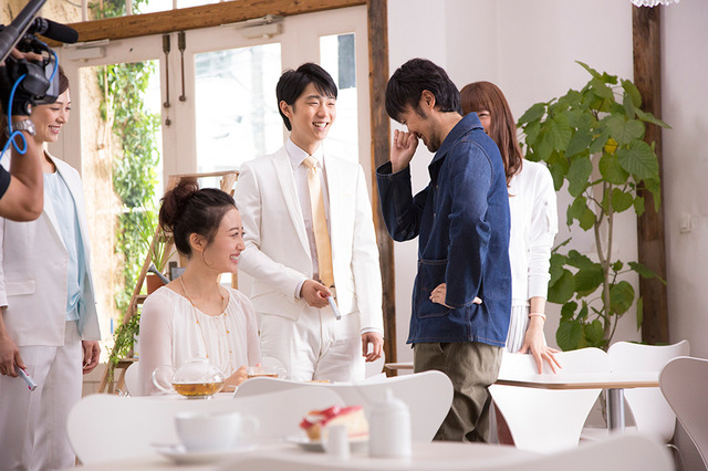 羽生結弦選手／CMメイキングカット