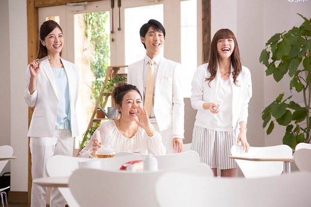 羽生結弦選手／CMメイキングカット