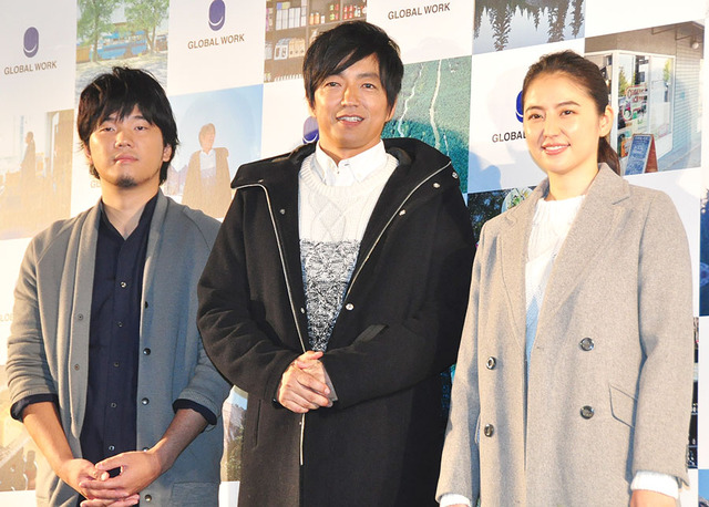 秦基博、大沢たかお、長澤まさみ／「グローバルワーク」秋冬コレクション