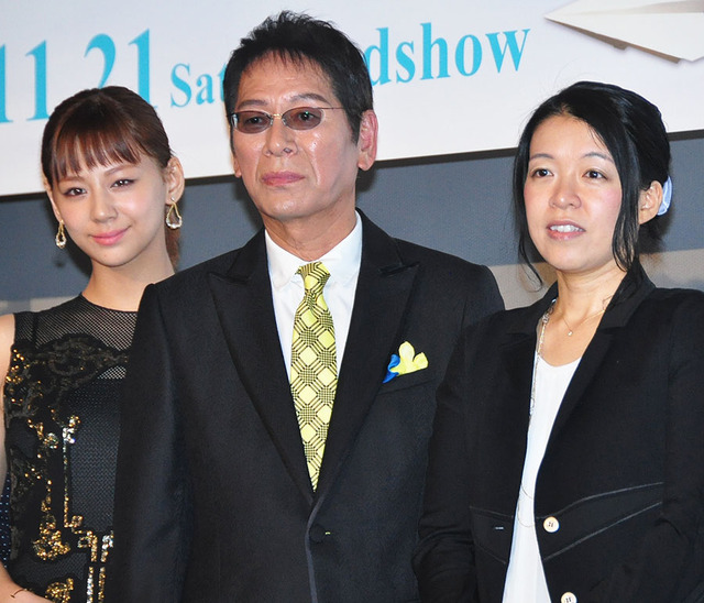 西内まりや、大杉漣、有川浩／『レインツリーの国』完成披露試写会