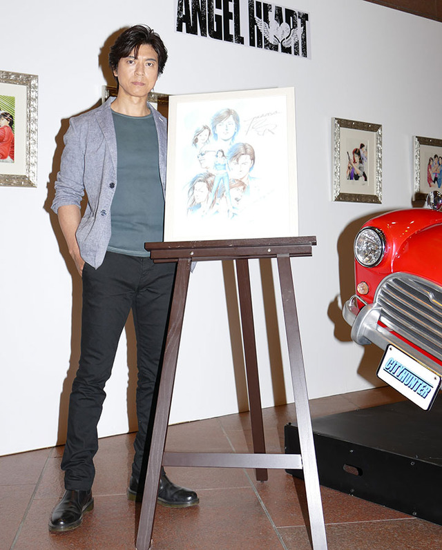 上川隆也／「シティーハンター30周年記念 北条司原画展」
