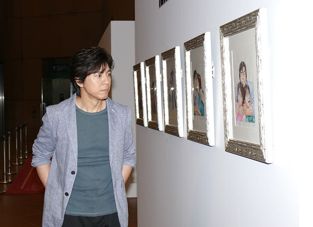 上川隆也／「シティーハンター30周年記念 北条司原画展」